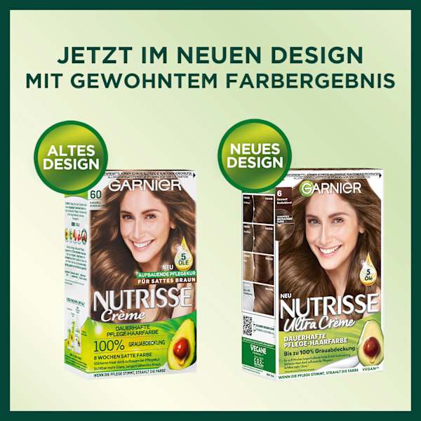 Haarfarbe 6 Karamell Dunkelblond GARNIER NUTRISSE