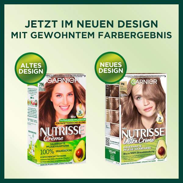 Haarfarbe 7N Nude Natürliches Mittelblond GARNIER NUTRISSE