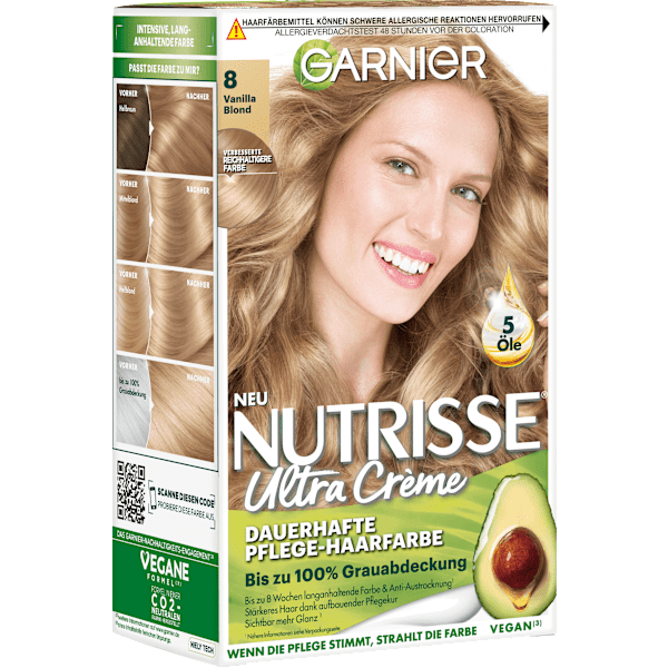 Haarfarbe 8 Vanilla Blond GARNIER NUTRISSE