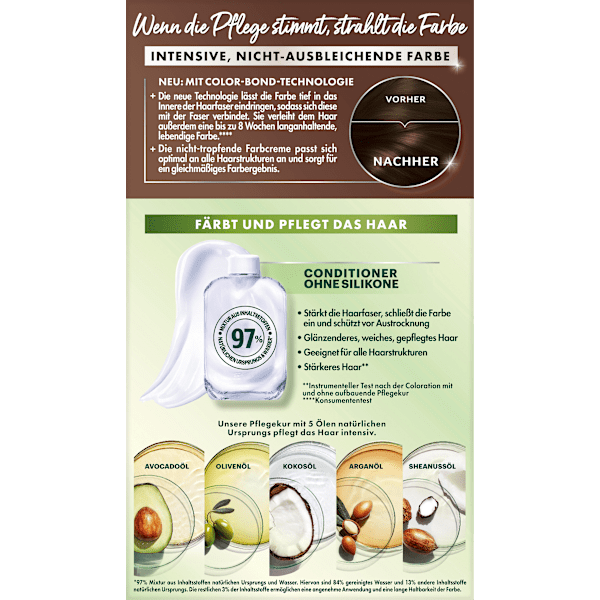 Haarfarbe Ultra Color 4.15 Tiramisu GARNIER NUTRISSE