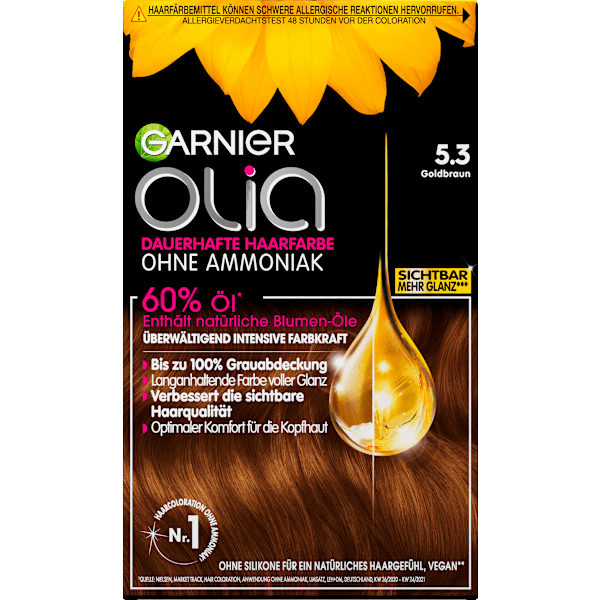 Haarfarbe 5.3 Goldbraun GARNIER olia