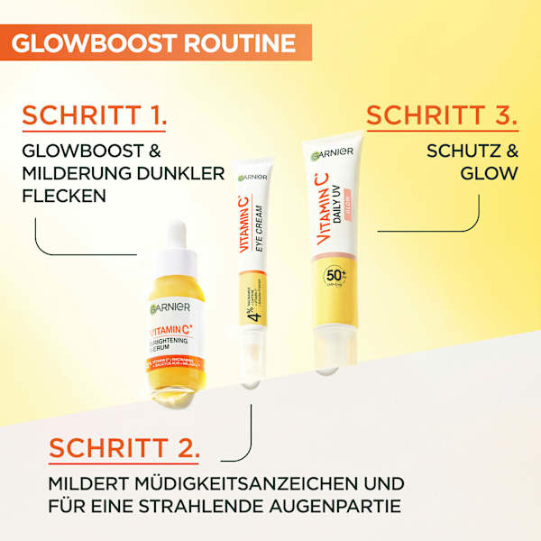 Augencreme Glow Booster, Vitamin C Garnier Skin Active
