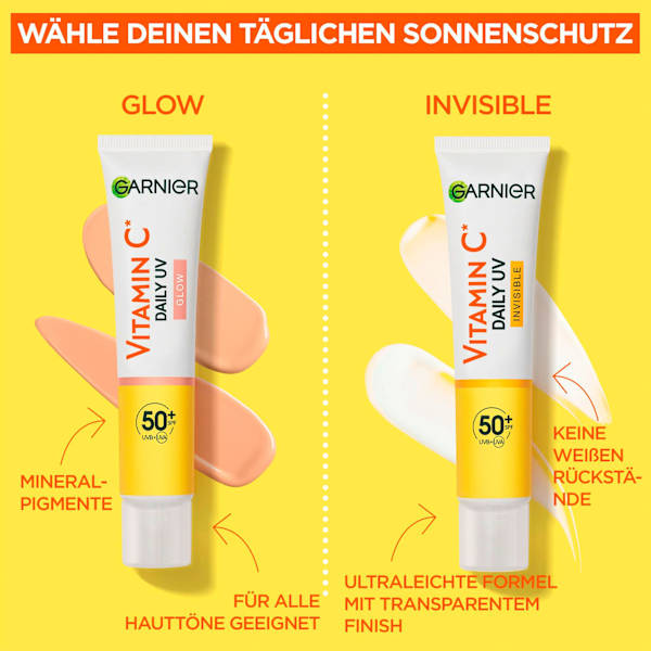 Gesichtsfluid Vitamin C Invisible LSF 50+ Garnier Skin Active