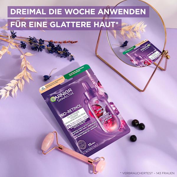 Tuchmaske Pro-Retinol Garnier Skin Active