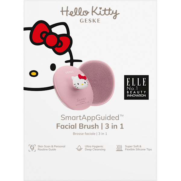 Facial Brush 3 in 1 Hello Kitty pink GESKE