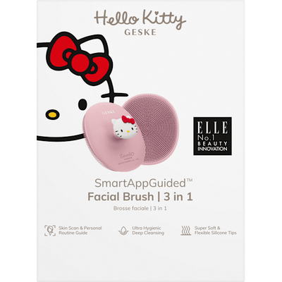 GESKE Facial Brush 3 in 1 Hello Kitty pink, 1 pc