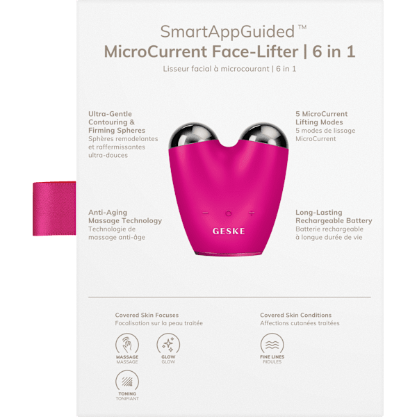 MicroCurrent Face-Lifter 6 in 1 Magenta GESKE