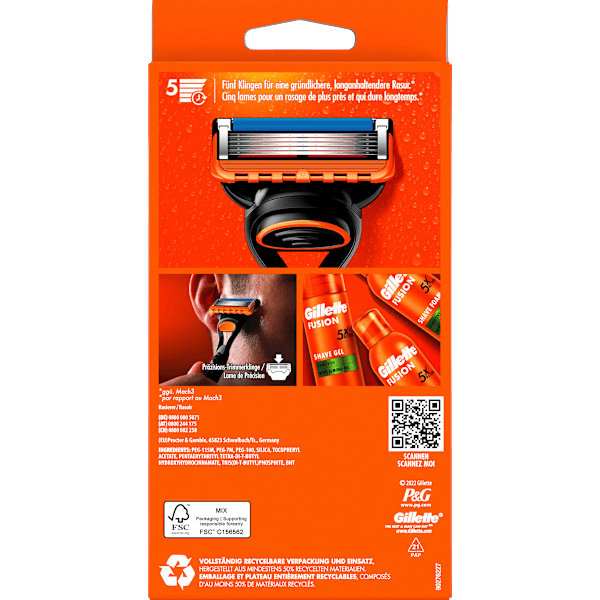 Rasierer, Fusion5 Gillette