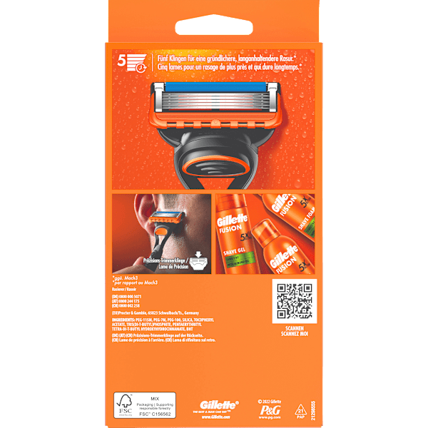 Rasierer, Fusion5 Gillette