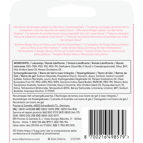 Rasierklingen, Comfortglide Spa Breeze Gillette Venus