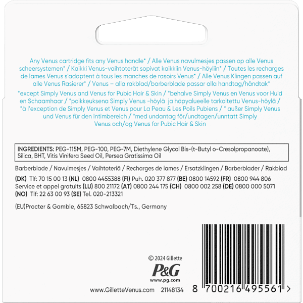 Rasierklingen, Smooth Gillette Venus
