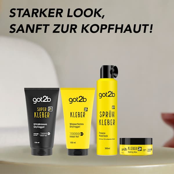 Haargel Kleber wasserfest got2b