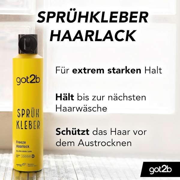 Haarlack Sprühkleber got2b
