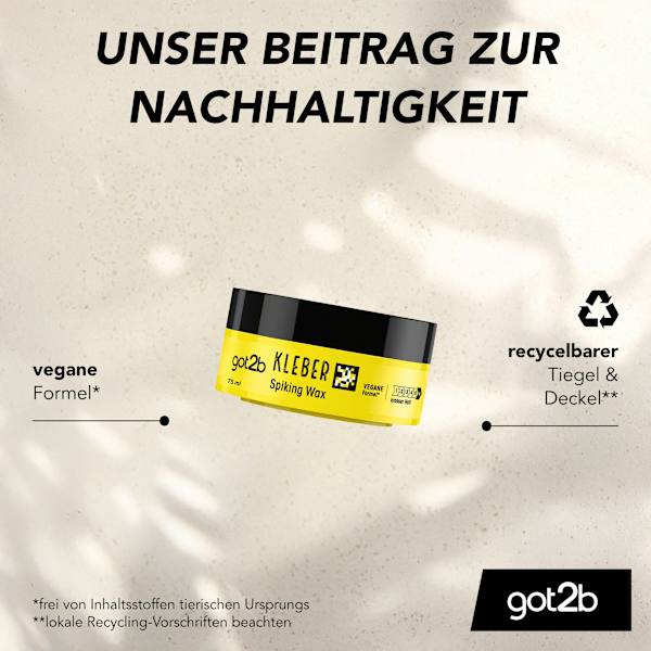 Haarwachs Kleber Spiking Wax got2b