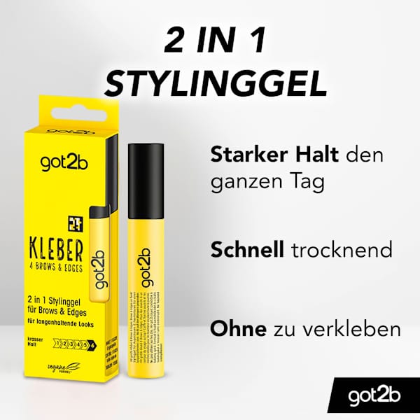 Stylinggel Kleber 4 Brows & Edges 2in1 got2b