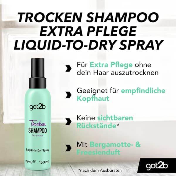 Trockenshampoo Liquid to Dry got2b