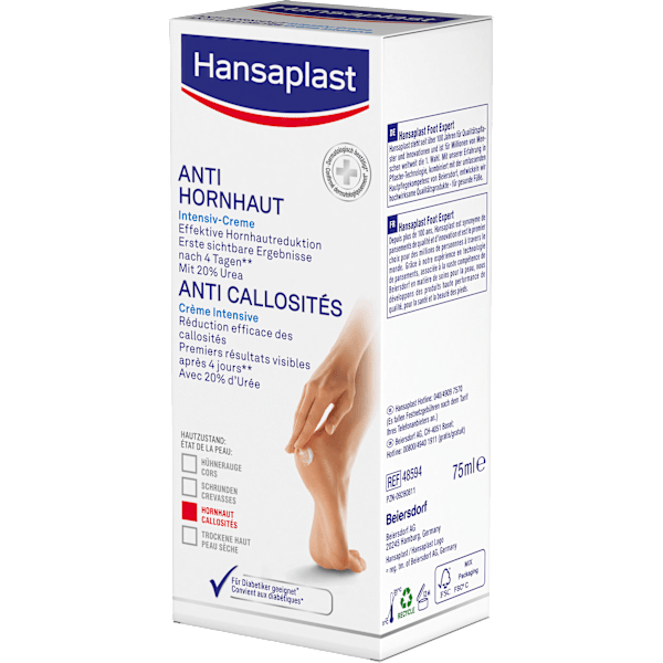 Fußcreme Anti Hornhaut Intensiv Urea Hansaplast