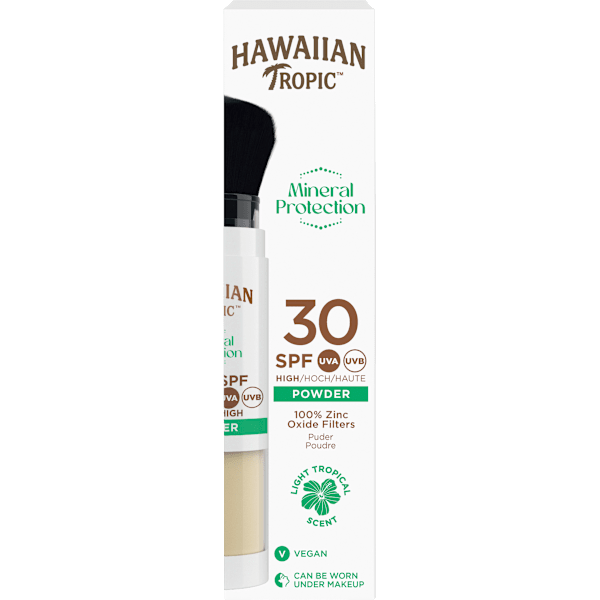 Mineralisches Sonnenschutz Puder, transparent, LSF 30 Hawaiian Tropic