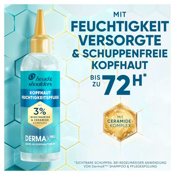 Leave-In Serum Derma x Pro Kopfhaut-Feuchtigkeitspflege head&shoulders