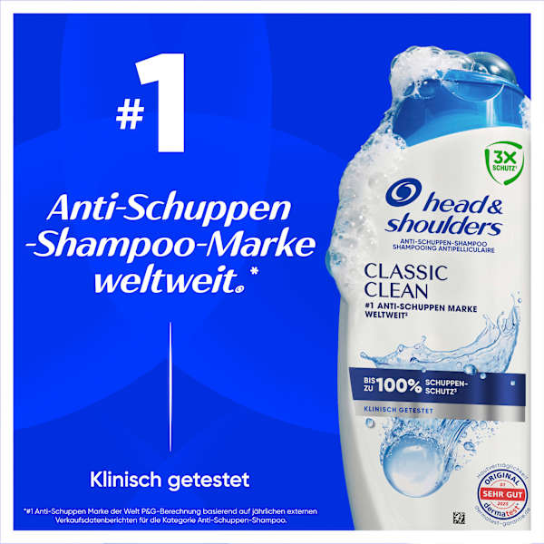 Shampoo Anti-Schuppen Classic Clean head&shoulders