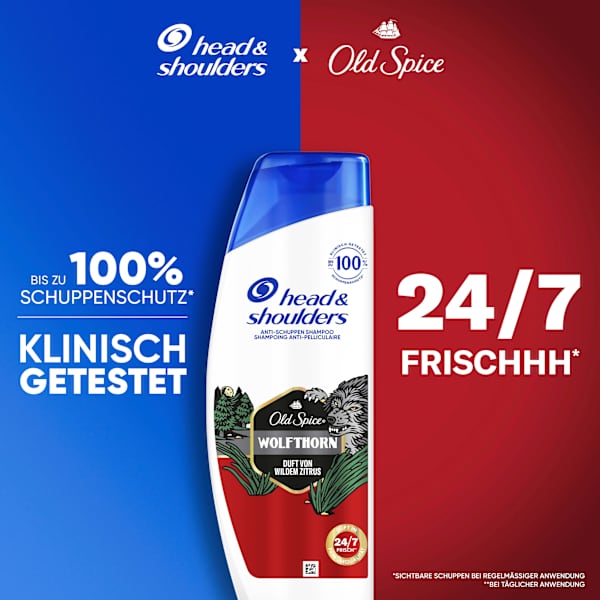 Shampoo Anti-Schuppen Old Spice Wolfthorn head&shoulders