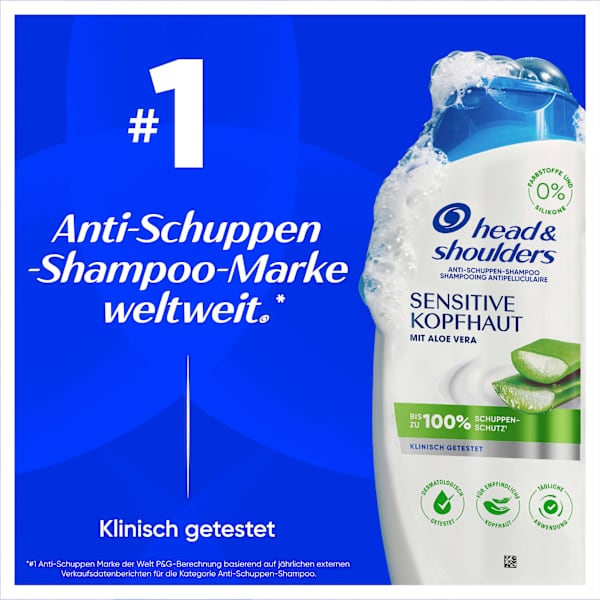 Shampoo Anti-Schuppen sensitive Kopfhaut head&shoulders