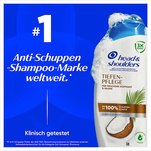 Shampoo Anti-Schuppen Tiefenpflege head&shoulders