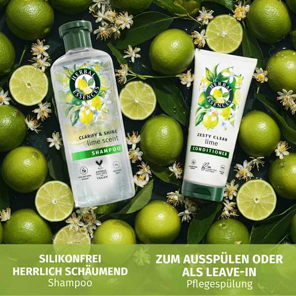 Conditioner Limettenduft, Tiefenreinigung & Glanz Herbal Essences