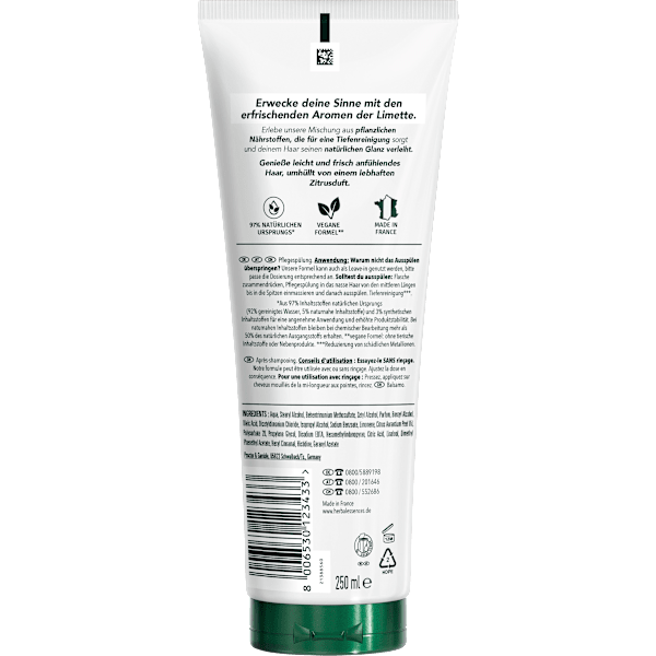Conditioner Limettenduft, Tiefenreinigung & Glanz Herbal Essences