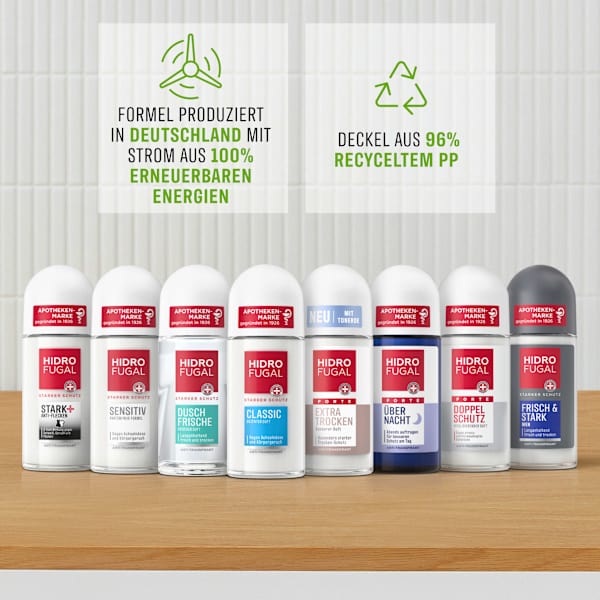 Antitranspirant Deo Roll-on Frisch & Stark Hidrofugal