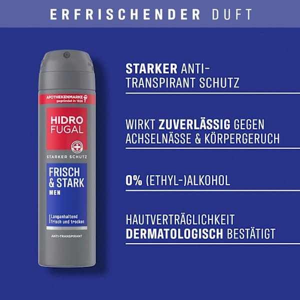 Antitranspirant Deospray Men Frisch & Stark Hidrofugal
