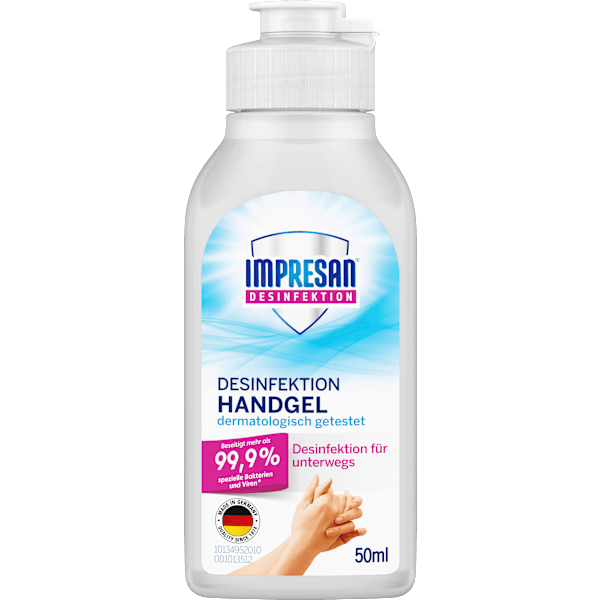 Handdesinfektionsgel, Reisegröße Impresan