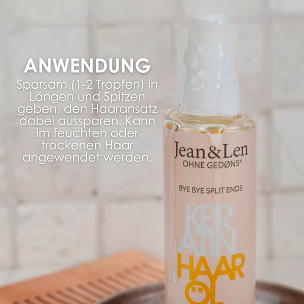 Haaröl Repair Keratin & Mandel Jean&Len