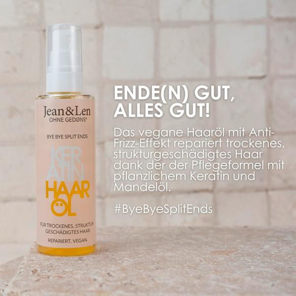 Haaröl Repair Keratin & Mandel Jean&Len