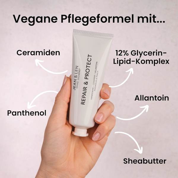 Handcreme Repair & Protect Magnolia & Peach Jean&Len