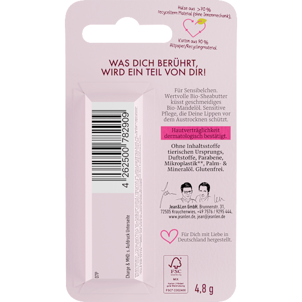 Lippenpflege Mandel Sensitiv Jean&Len