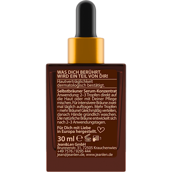 Selbstbräuner Konzentrat the face glow tanning drops Jean&Len