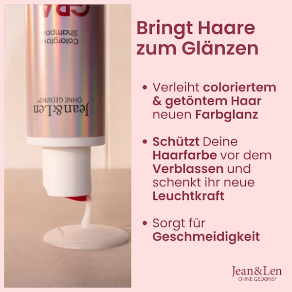 Shampoo Colorglow Granatapfel Rose Jean&Len