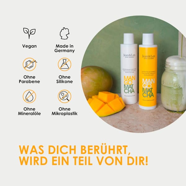 Shampoo Lockentraum Mango Matcha Jean&Len