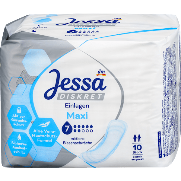 Einlagen Inkontinenz Maxi Jessa DISKRET