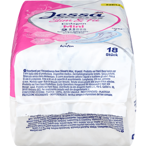 Einlagen Inkontinenz Slim & Fit Mini Jessa DISKRET