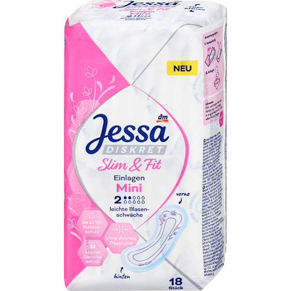 Einlagen Inkontinenz Slim & Fit Mini Jessa DISKRET