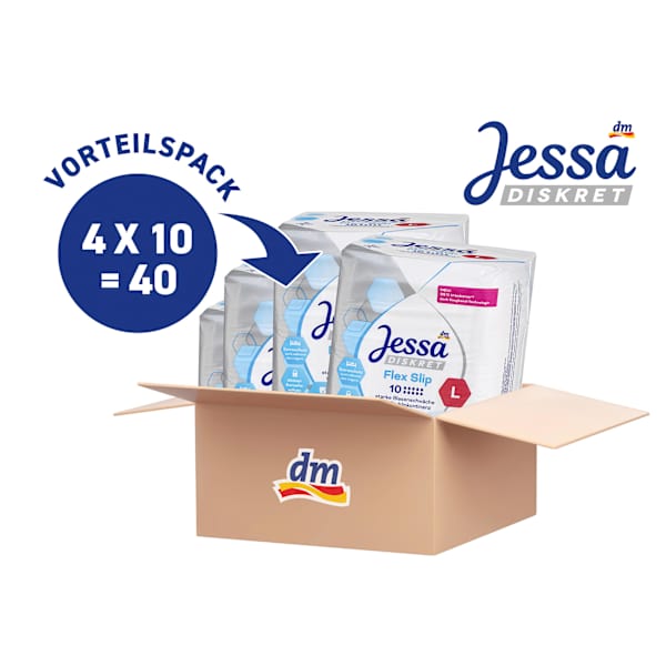Pants Inkontinenz Flex Slip Gr. L Vorteilspack (4x10 St) Jessa DISKRET