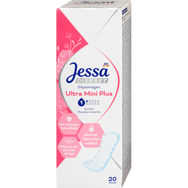 Slipeinlagen Inkontinenz Ultra Mini Plus Jessa DISKRET