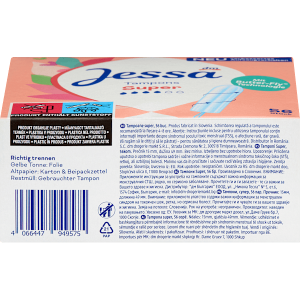 Tampons Super Jessa