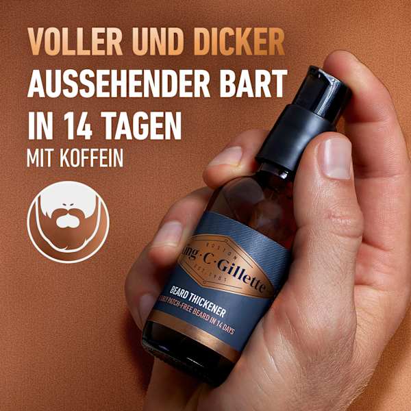 Bartvolumen Serum King. C. Gillette