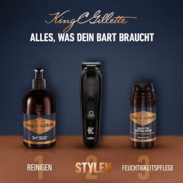 Elektrischer Barttrimmer King. C. Gillette