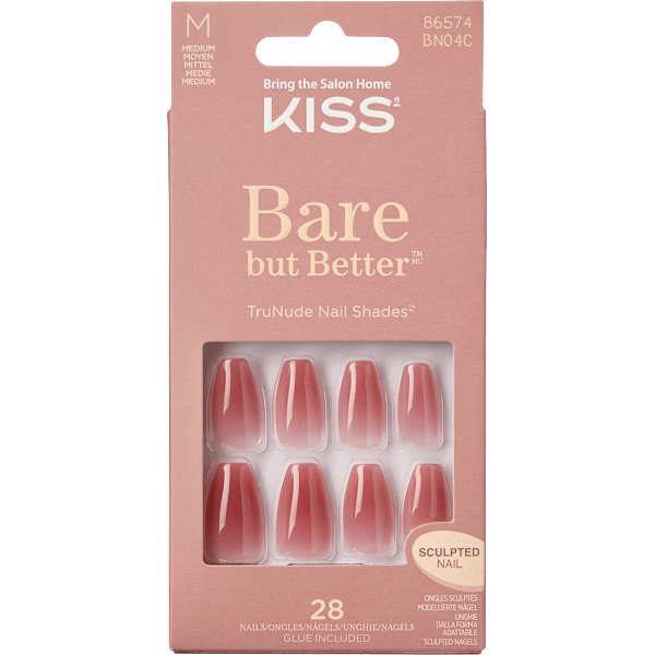 Künstliche Nägel Bare But Better True Nude KISS