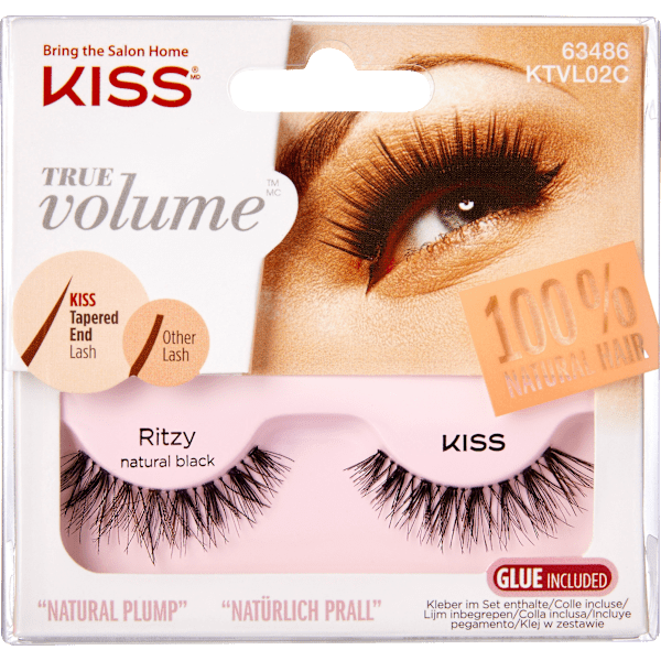 Künstliche Wimpern True Volume Natural Plump (1 Paar) KISS