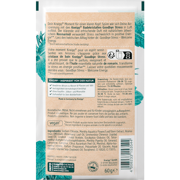 Badesalz Goodbye Stress Kneipp